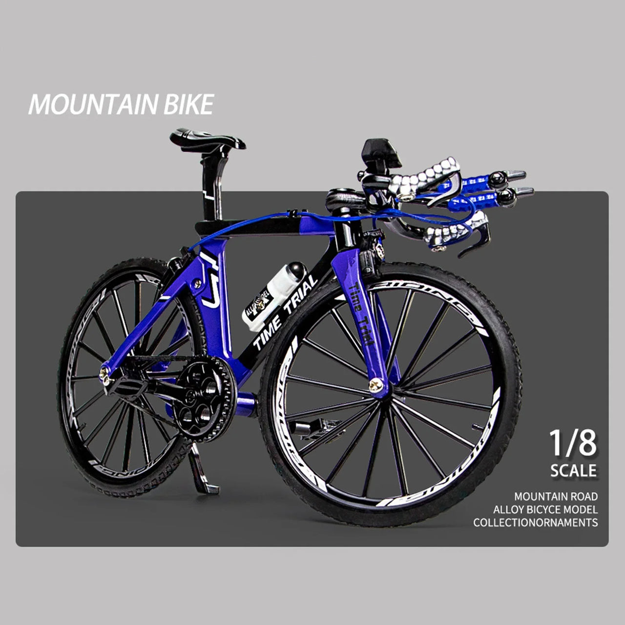 1:8 Diecast Metal Time Trial Racing Bicycle Toy
