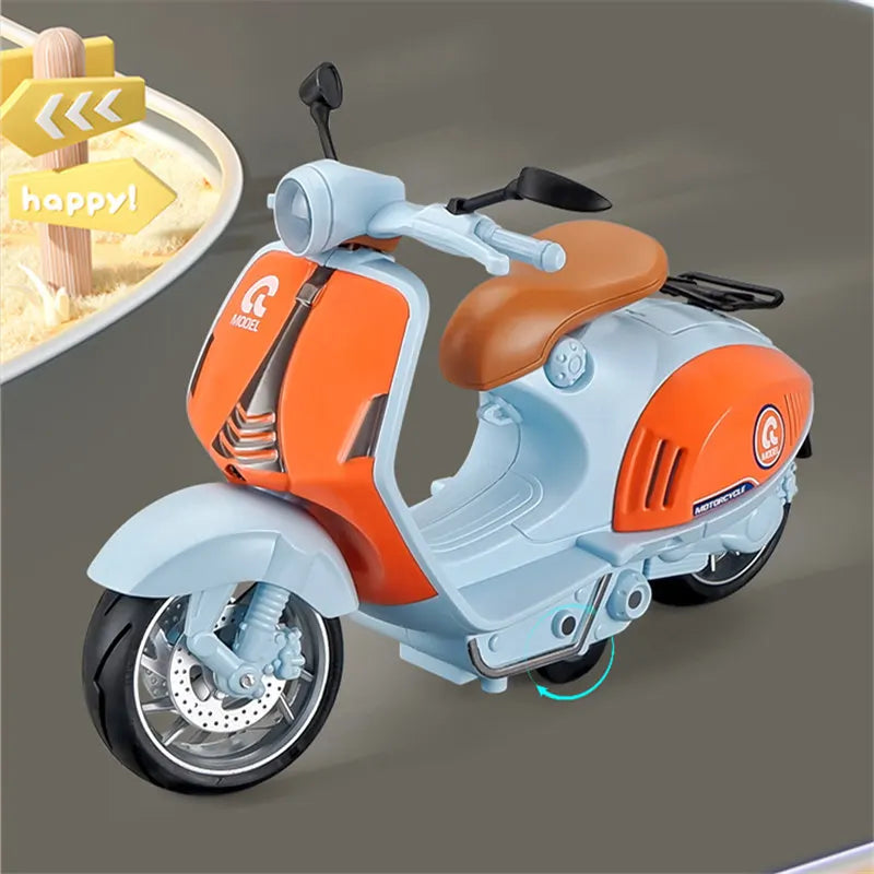 1:10 Diecast Pullback Vespa With Light & Sound