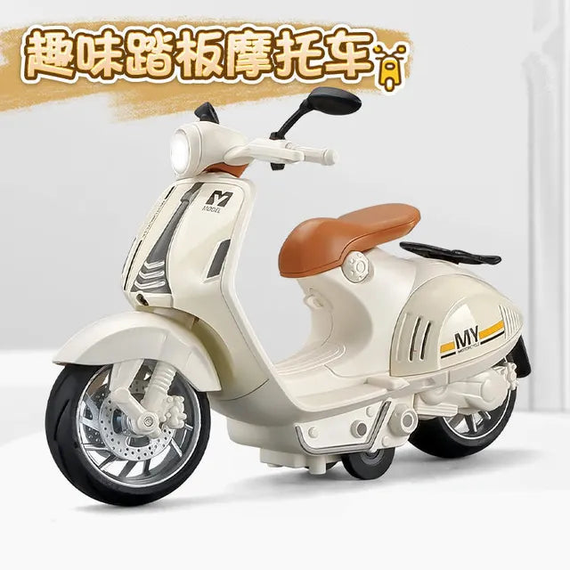 1:10 Diecast Pullback Vespa With Light & Sound