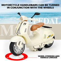 1:10 Diecast Pullback Vespa With Light & Sound