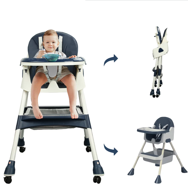 Kidilo 4in1 Convertible High Chair For Kids