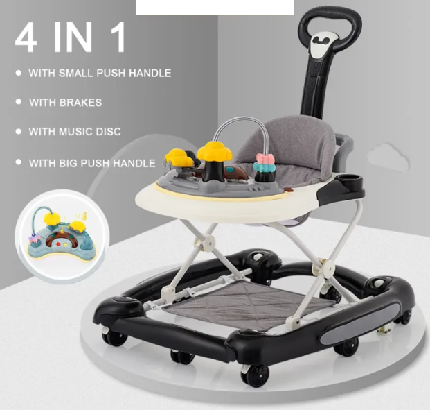 4in1 Portable Baby Musical Walker