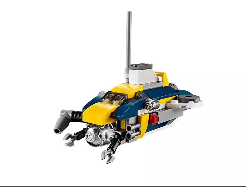 4in1 DIY Architect Ocean Explorer Bricks Set - 213+Pcs