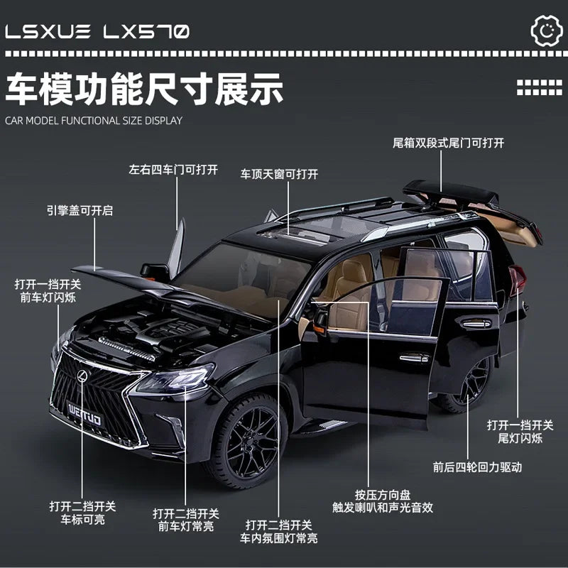 1:18 Diecast Lexus LX570 Model Car
