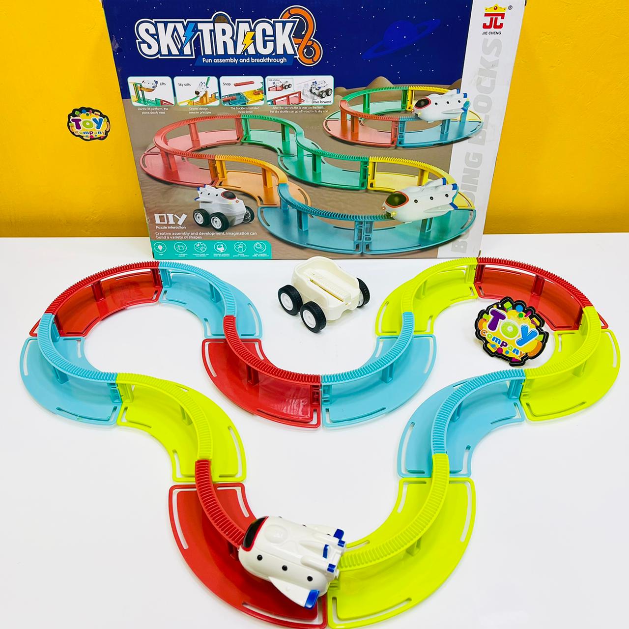 DIY Sky Track Set With Spaceship