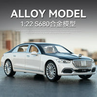 1:22 Diecast Mercedes Maybach S680 Model Car