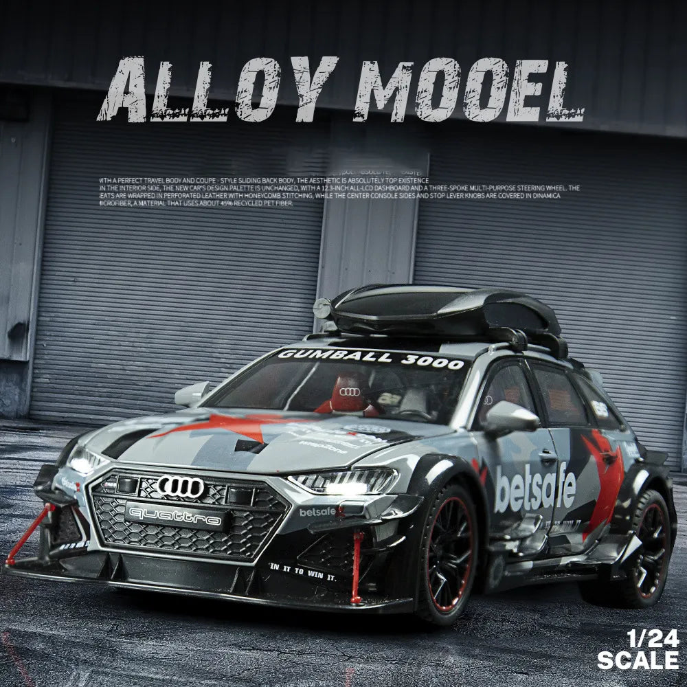1:24 Diecast Audi RS6 DTM Modified Vehicle