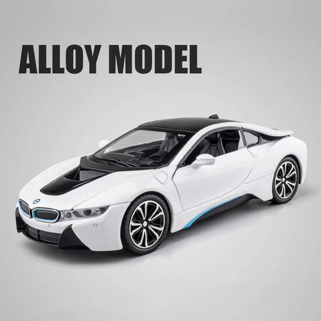 1:22 Diecast BMW i8 Luxury Model Car