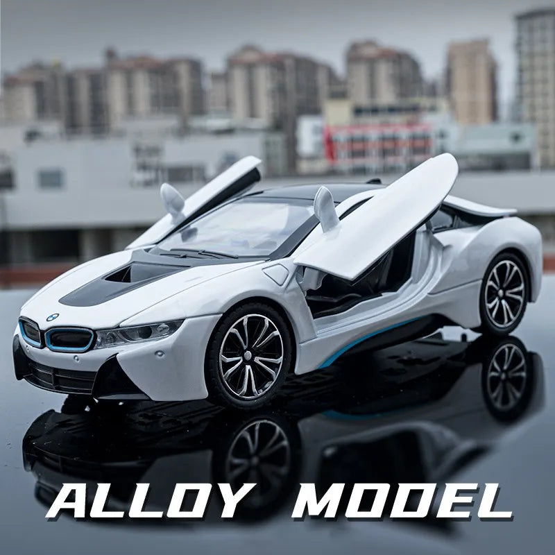 1:22 Diecast BMW i8 Luxury Model Car