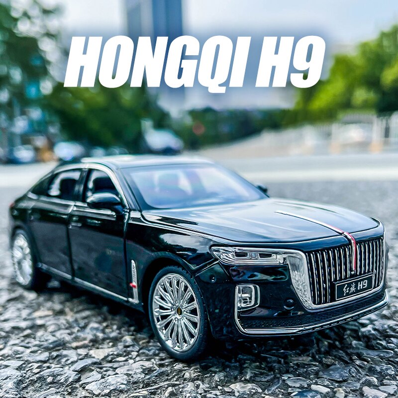 1:24 Diecast Hongqi H9 Luxury Model Car