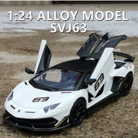 1:24 Diecast Lamborghini Aventador SVJ 63 Official Licensed Model