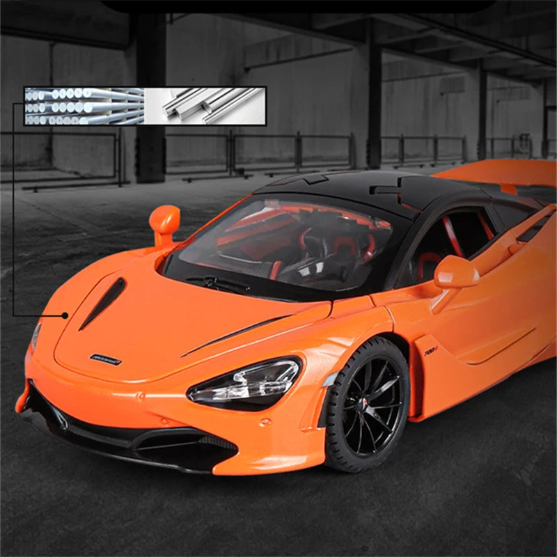 1:24 Diecast Mclaren 720s Model Car