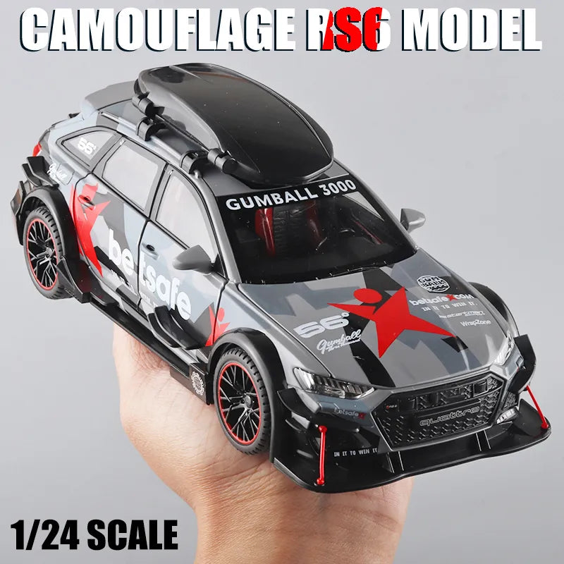 1:24 Diecast Audi RS6 DTM Modified Vehicle