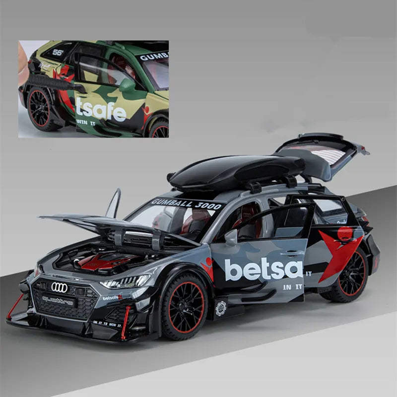 1:24 Diecast Audi RS6 DTM Modified Vehicle