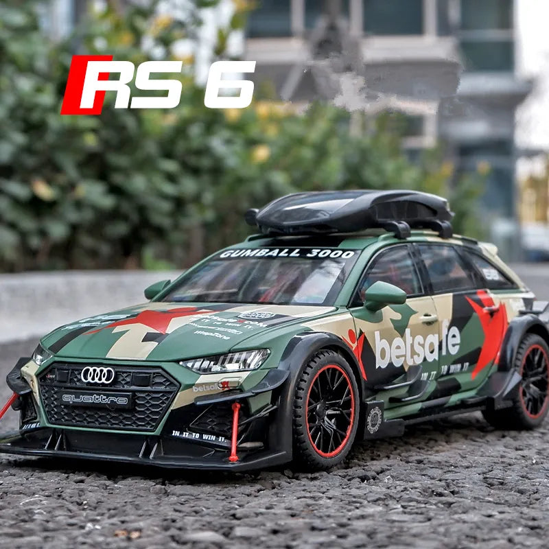 1:24 Diecast Audi RS6 DTM Modified Vehicle