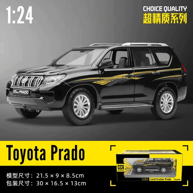 1:24 Diecast Land Cruiser Prado Official Licensed Model