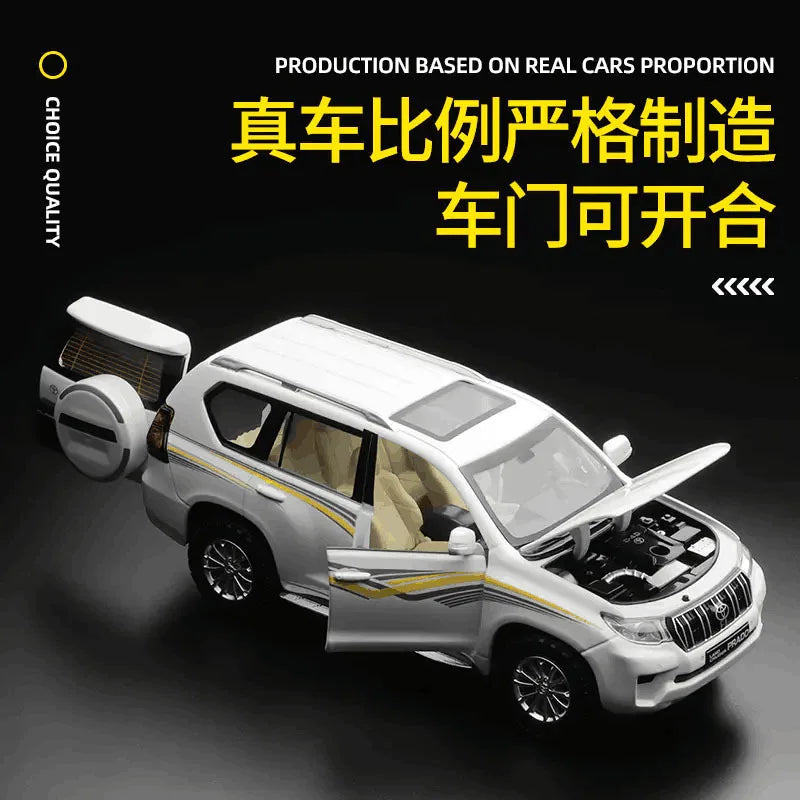 1:24 Diecast Land Cruiser Prado Official Licensed Model