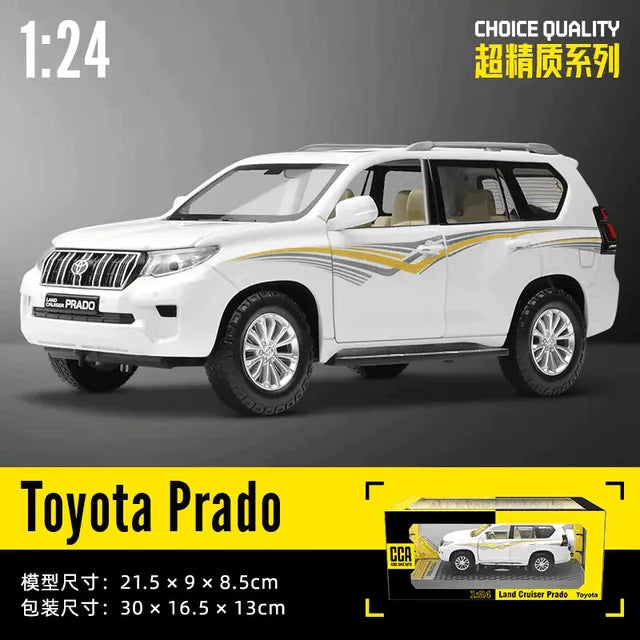 1:24 Diecast Land Cruiser Prado Official Licensed Model