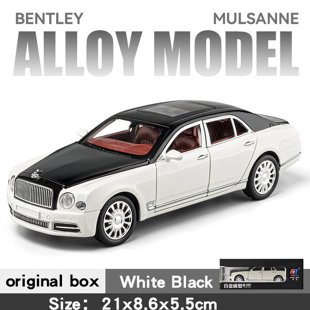 1:24 Diecast Bentley Mulsanne Model Car