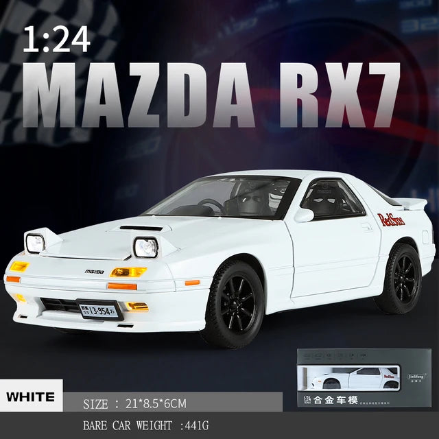 1:24 Diecast Mazda Rx7 RedSuns Model Car