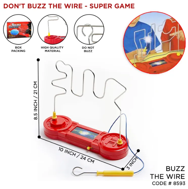 Super Electric Game-Don't Buzz The Wire
