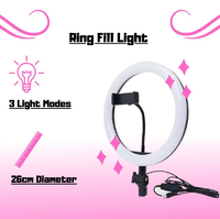 26cm Ring Fill Light-Plastic Body