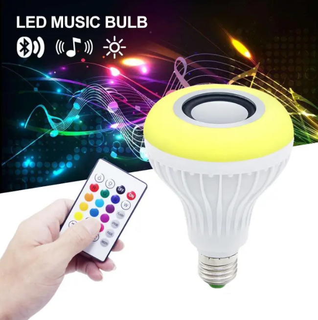 RC Wireless Disco Audio LED Bulb