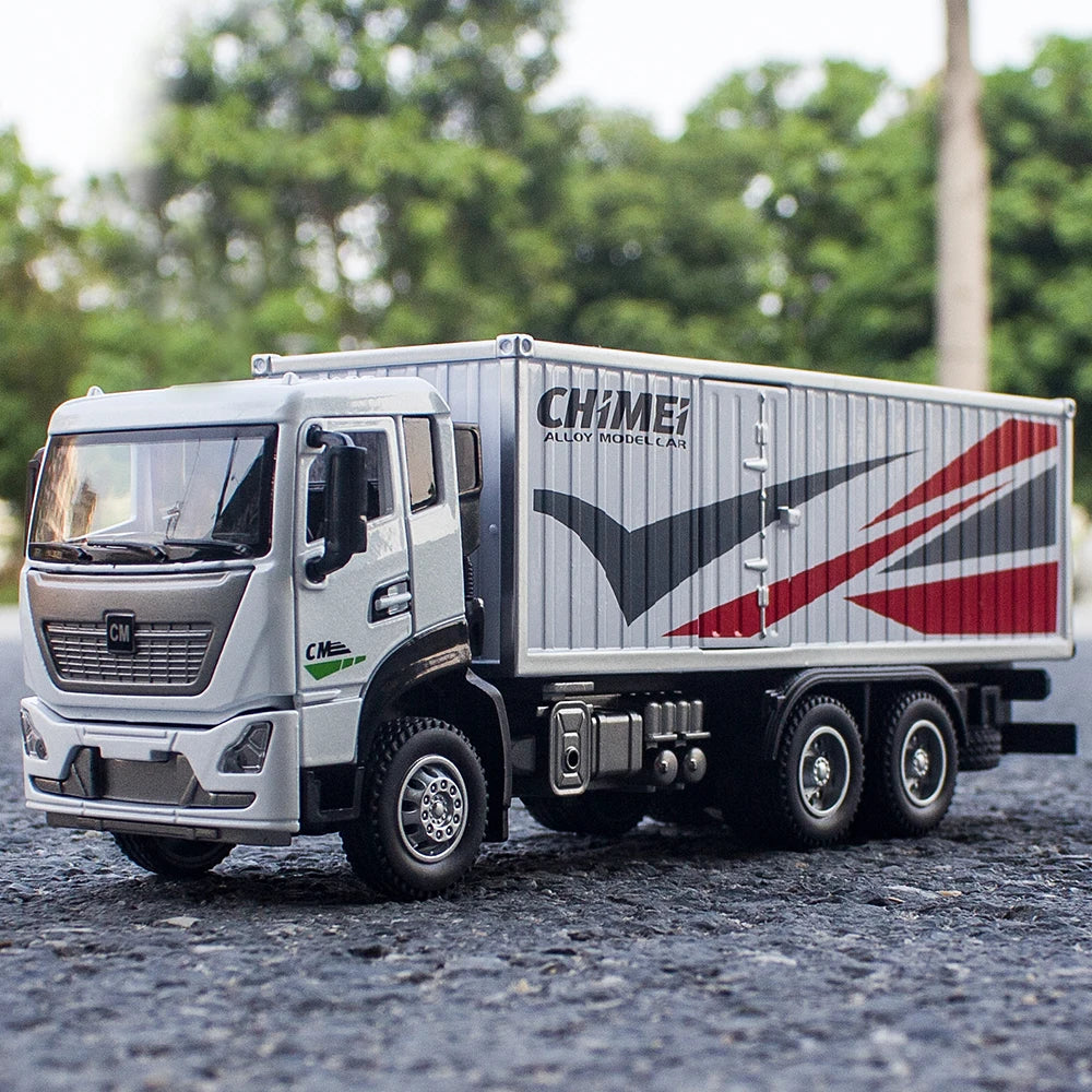 1:32 Diecast Ornaments Container Transport Truck