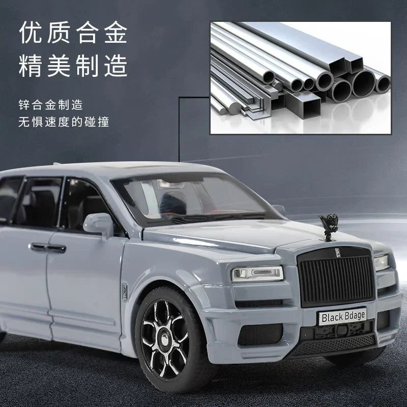 1:32 Diecast Rolls Royce Cullinan With Trailer
