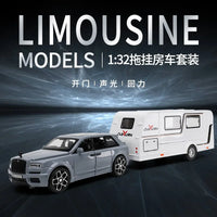 1:32 Diecast Rolls Royce Cullinan With Trailer