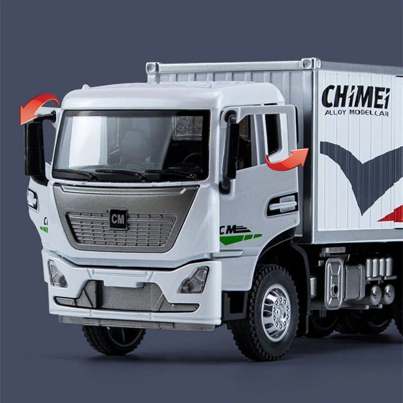1:32 Diecast Ornaments Container Transport Truck