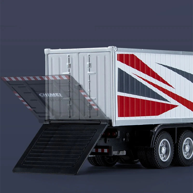 1:32 Diecast Ornaments Container Transport Truck