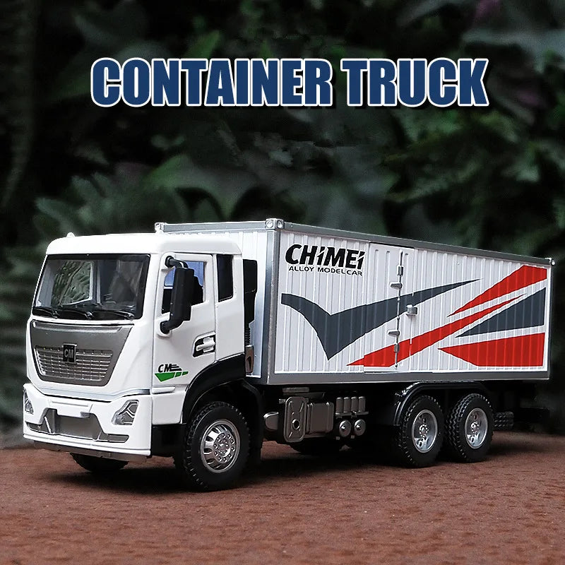 1:32 Diecast Ornaments Container Transport Truck