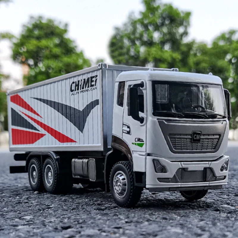 1:32 Diecast Ornaments Container Transport Truck