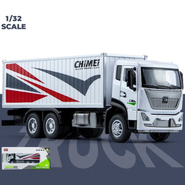 1:32 Diecast Ornaments Container Transport Truck