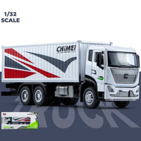 1:32 Diecast Ornaments Container Transport Truck