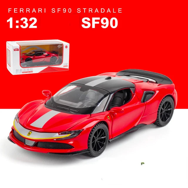 1:32 Diecast Ferrari SF90 Stradale Sport Model Car