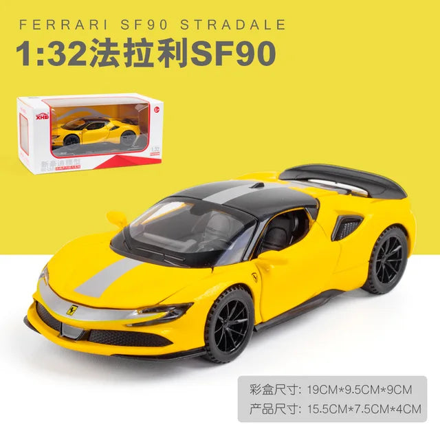 1:32 Diecast Ferrari SF90 Stradale Sport Model Car