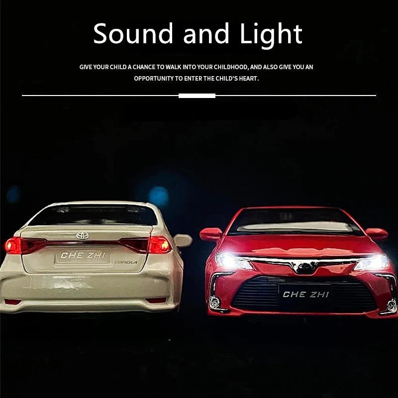 1:32 Diecast Toyota Corolla Hybrid Model Car