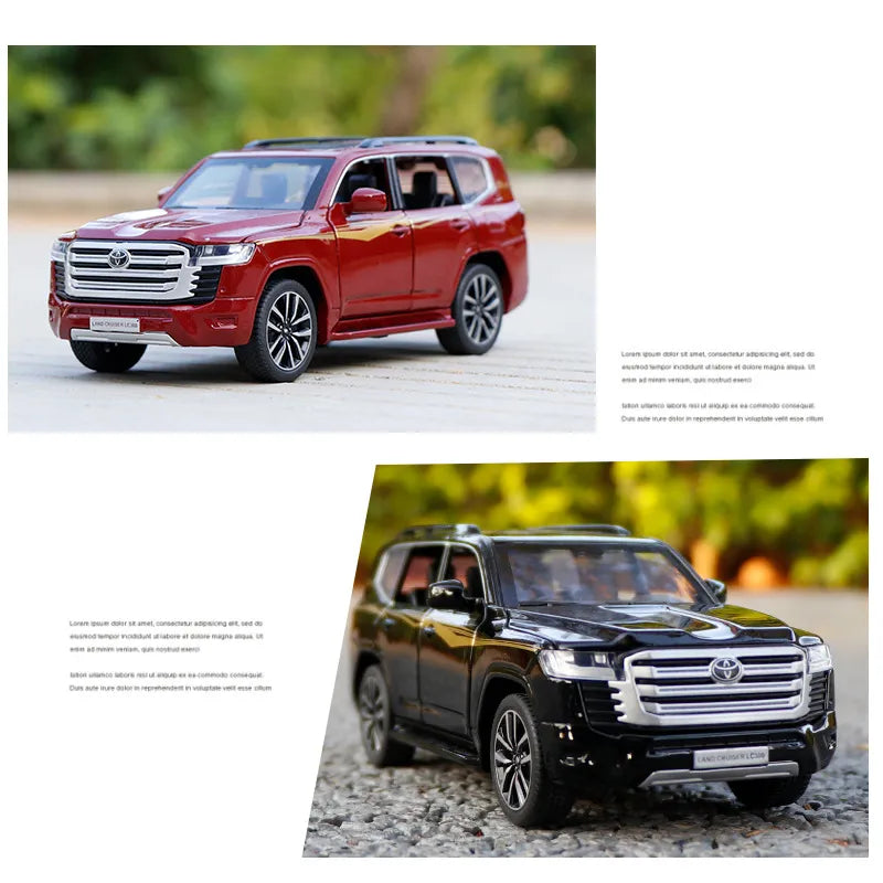 1:32 Diecast Land Cruiser LC300 With Miniature