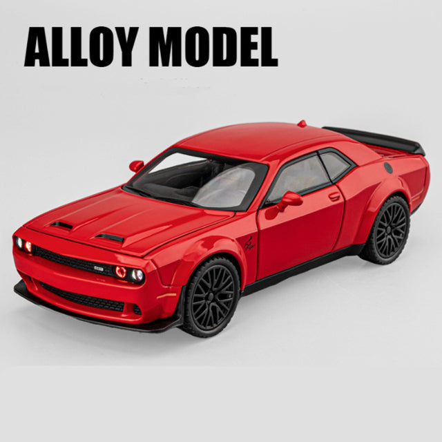 1:32 Diecast Metal Dodge Challenger Model Car