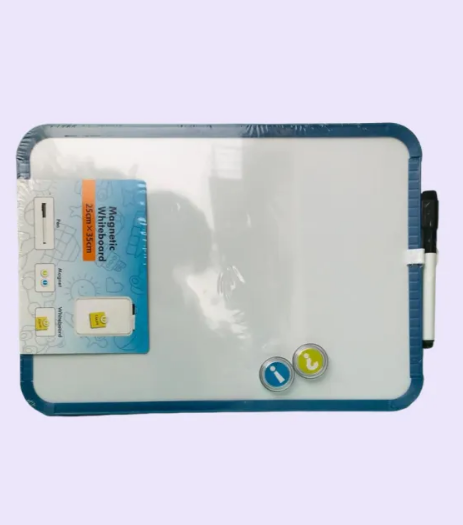 12*Inches Magnetic White Board With Marker & 2 Magnets
