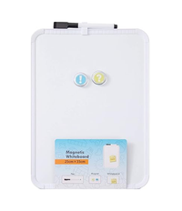 14*Inches Magnetic White Board With Marker & 2 Magnets