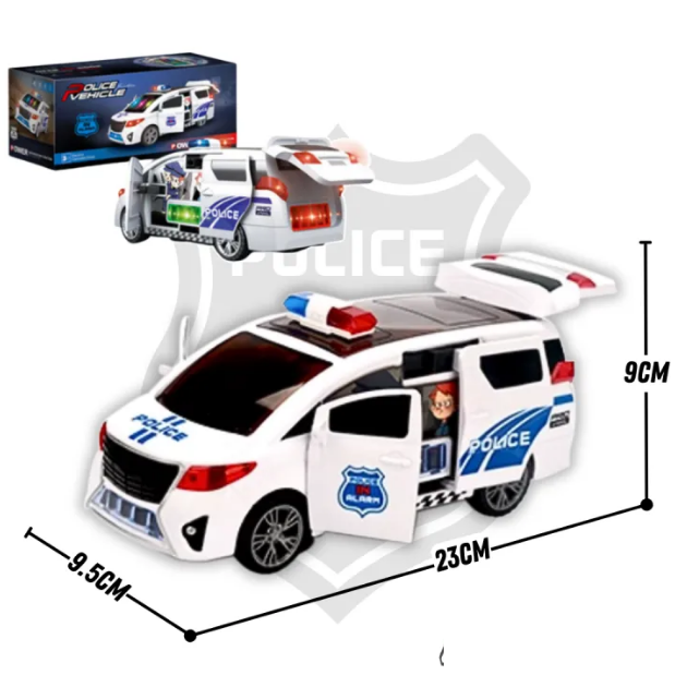 Electric Rotating Police Justice Van
