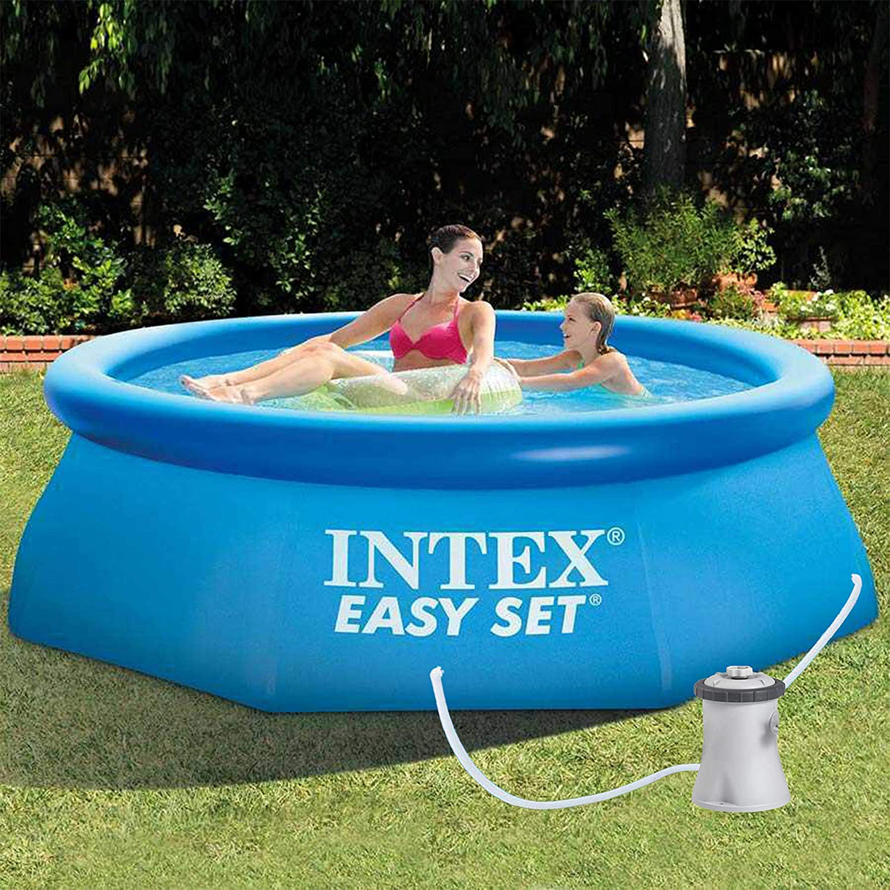 INTEX Easy Set Pool 8'' x 24" With Filter Pump "H"