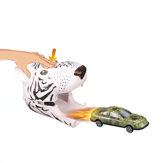 Leopard Head Ejection Alloy Car