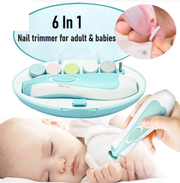 6in1 Electric Nail Trimmer For Babies & Adult