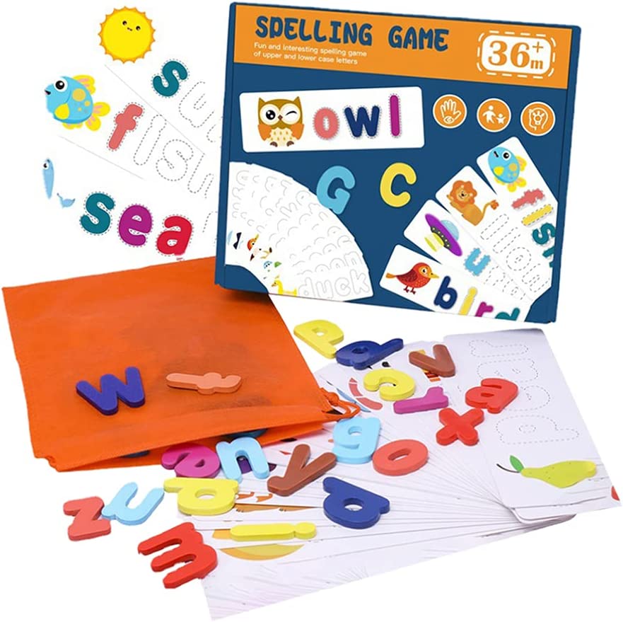 Wooden Spelling Game Educational Toy