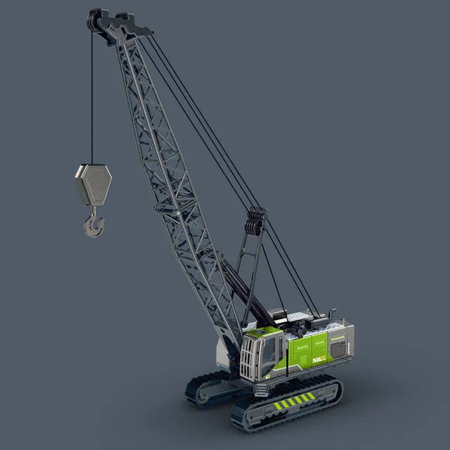 1Pc Alloy Construction Crane Tower Model Truck - Assortment