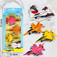 Diecast Pullback Air-planes Model Set of 4